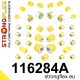 116284A: Full suspension polyurethane bush kit AMG SPORT