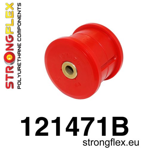 121471B: Front lower diff mount 62mm Red