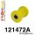 121472A: Front wishbone front bush 14mm SPORT Yellow