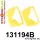 131194A: Engine rear mount inserts SPORT Yellow
