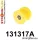 131317A: Front tie bar to chassis bush SPORT Yellow