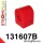 131607B: Rear anti roll bar bush 18mm Red