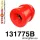 131775B: Front wishbone rear bush Red