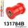 131784B: Rear carrier diff mount bush Red