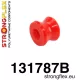 131787B: Rear anti roll bar link to anti roll bar bush 15mm Red