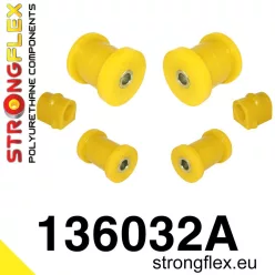 136032A: Front suspension bush kit SPORT 16mm 131134 Black