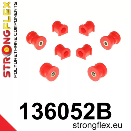 136052B: Front suspension bush kit 21mm 34mm Black