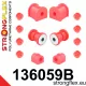 136059B: Front suspension bush kit 20mm 131209 - 37mm Black