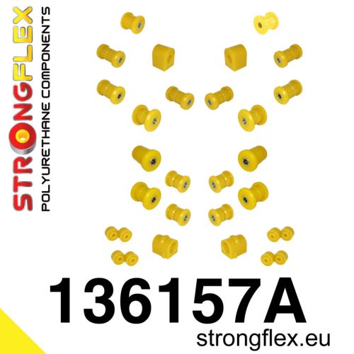 136157A: Full suspension polyurethane bush kit SPORT