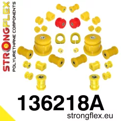   136218A: Full suspension bush kit SPORT 16mm 15mm 16mm 15mm Black