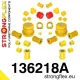 136218A: Full suspension bush kit SPORT 16mm 15mm 16mm 15mm Yellow