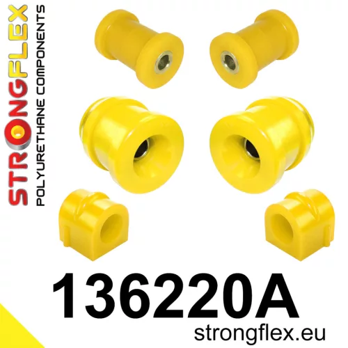 136220A: Front suspension bush kit SPORT 24mm 131777 Black