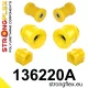 136220A: Front suspension bush kit SPORT 24mm 131777 Black