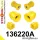 136220A: Front suspension bush kit SPORT 24mm 131776 Yellow