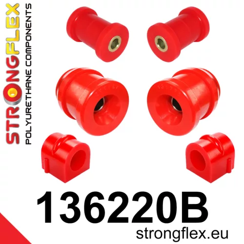 136220B: Front suspension bush kit 24mm 131776 Black