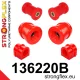 136220B: Front suspension bush kit 24mm 131776 Red