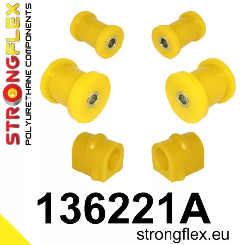 136221A: Front suspension bush kit SPORT 21mm 131134 Yellow