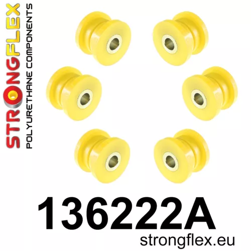 136222A: Front subframe bush kit SPORT Yellow