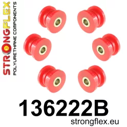 136222B: Front subframe bush kit Red
