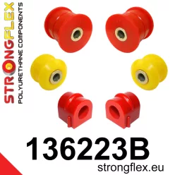 136223B: Front suspension bush kit 24mm Red