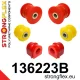 136223B: Front suspension bush kit 24mm Black