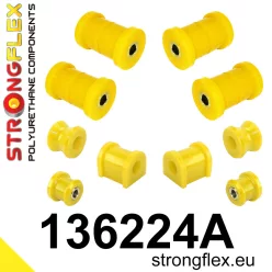 136224A: Rear suspension bush kit SPORT 15mm Black