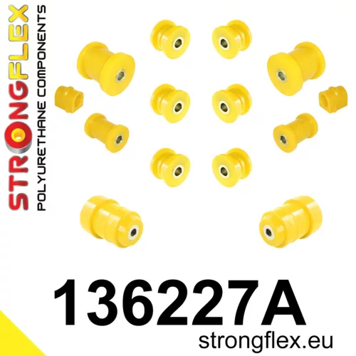 136227A: Full suspension polyurethane bush kit SPORT Custom 131134 Yellow