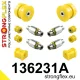 136231A: Rear suspension bush kit SPORT 16mm Yellow