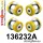 136232A: Rear subframe bush kit SPORT Black