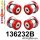 136232B: Rear subframe bush kit