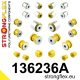 136236A: Rear suspension bush kit SPORT