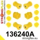 136240A: Front suspension bush kit SPORT 22mm Yellow