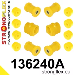 136240A: Front suspension bush kit SPORT 16mm Black