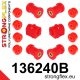 136240B: Front suspension bush kit
