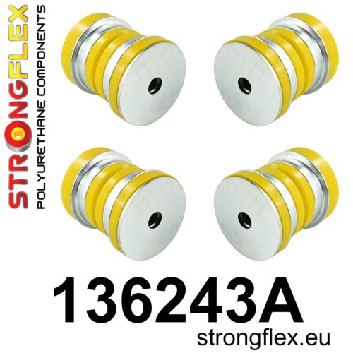 Strongflex Fiat Croma II (2005–2010) Hátsó Segédkeret Szilent Szett SPORT – 136243A