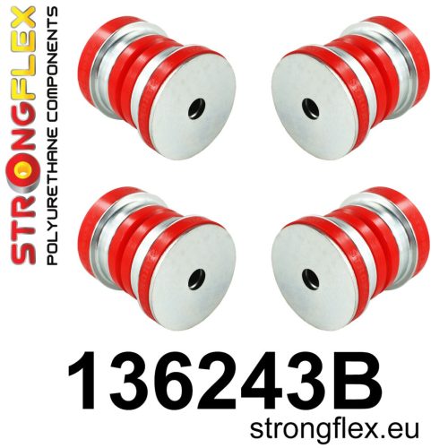 Strongflex Fiat Croma II 2005–2010 Hátsó Segédkeret Szilent Szett – 136243B