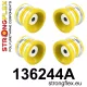 136244A: Front subframe bush kit SPORT Yellow