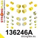 136246A: Full suspension polyurethane bush kit SPORT 24mm 16mm 131776 Yellow