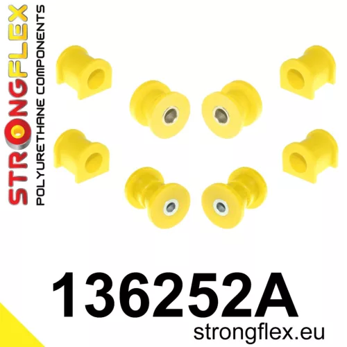 136252A: Front suspension bush kit SPORT 21mm Black