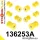 136253A: Front suspension and ream beam bush kit SPORT Custom Yellow