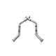 Corsa Off Road X-Pipe 2.75" Mustang 5.0 11-14
