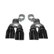 Corsa Tip Kit Twin 4.0"