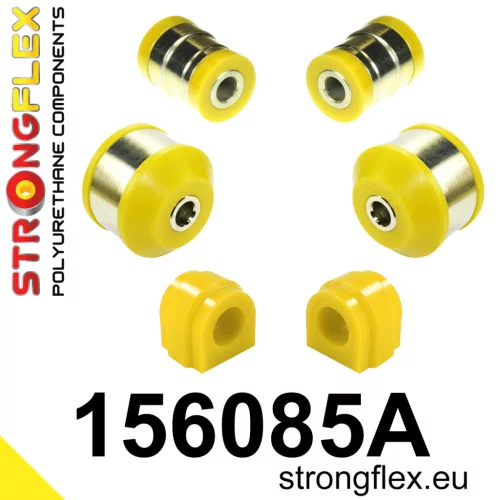 156085A: Front suspension bush kit SPORT 21mm 151934 Yellow