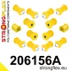 206156A: Front and rear suspension kit SPORT 28mm 12mm Yellow