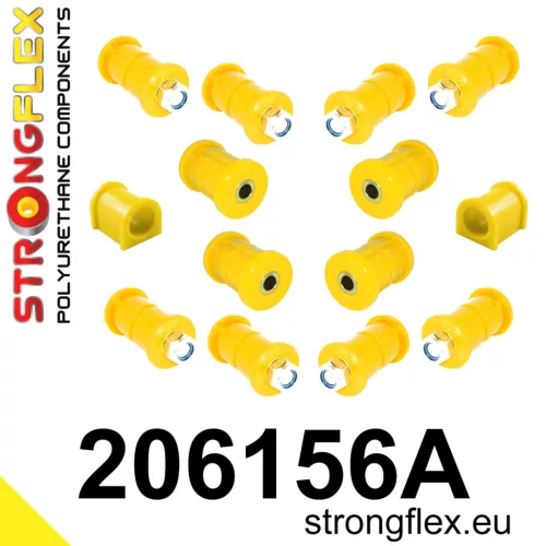 206156A: Front and rear suspension kit SPORT 25mm 13mm Yellow
