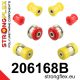 206168B: Front suspension and ream beam bush kit
