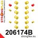 206174B: Full suspension polyurethane bush kit