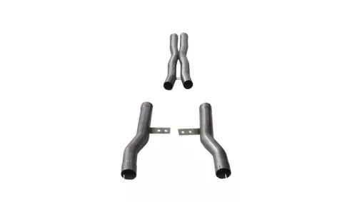 Corsa X-Pipe Resonator Delete Kit 2.75 Charger 6.2/6.4 15-22