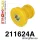 211624A: Front lower wishbone front bush SPORT Yellow