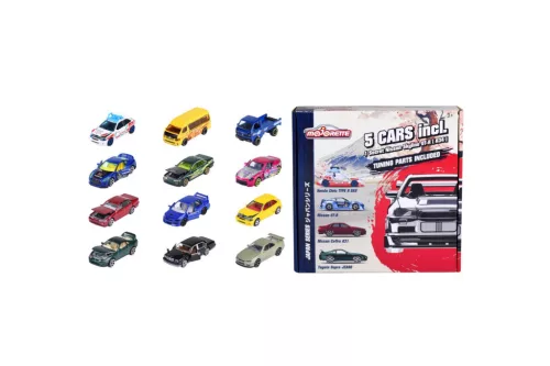 Majorette Japan Series Bonus Car Set 5 autós JDM mix